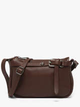Cross Body Tas Caviar Leder Milano Bruin caviar G1421N
